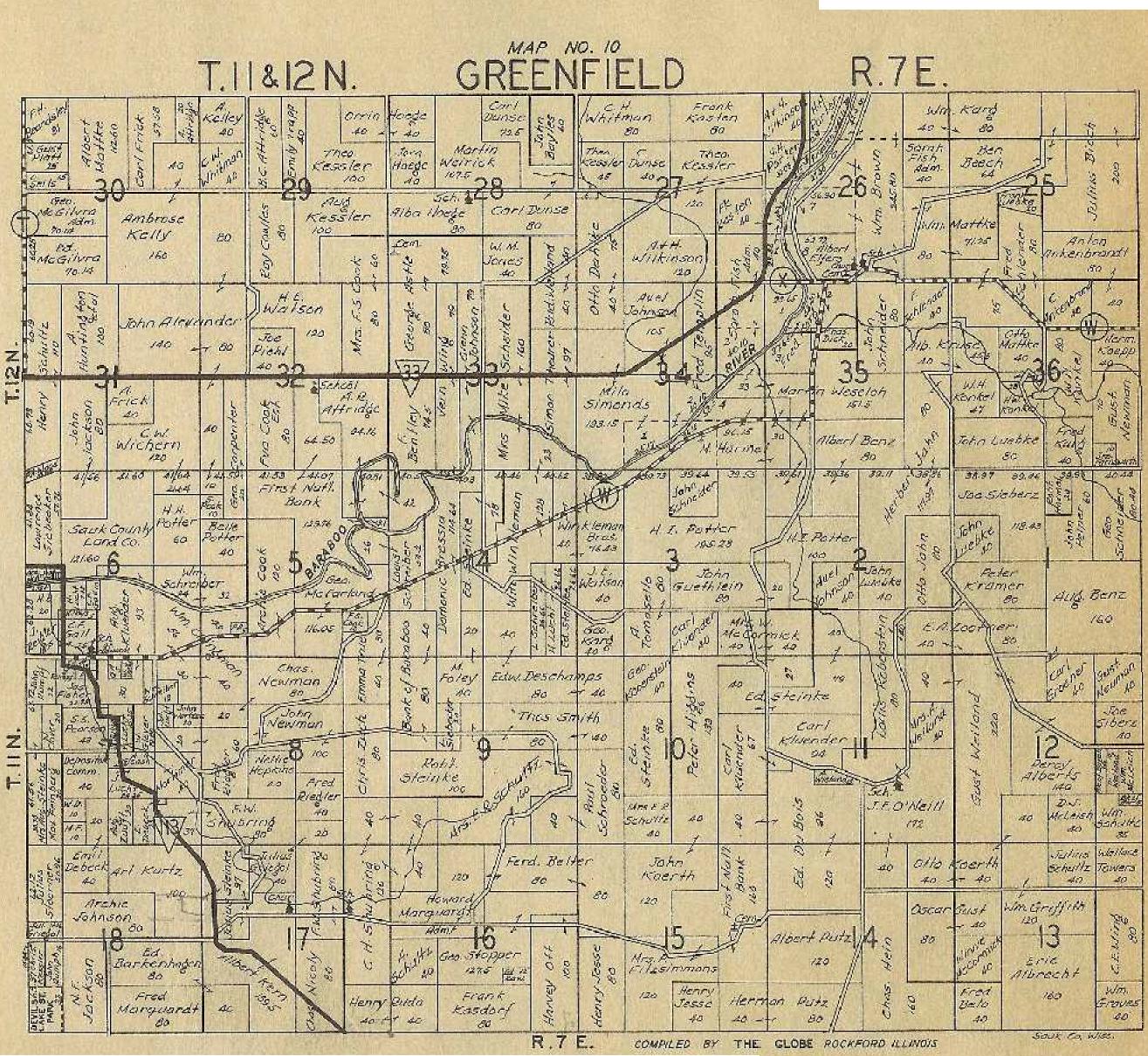 George Koberstein Platt Map (Section 10)